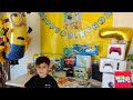 Happy 7th Birthday Willy - Minions Birthday Party with Presents - PS5 Games LEGO Fortnite + Roblox