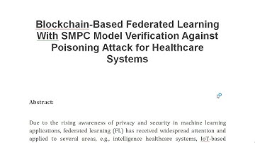 Blockchain Based Federated Learning With SMPC Model Verification Against Poisoning Attack for Health