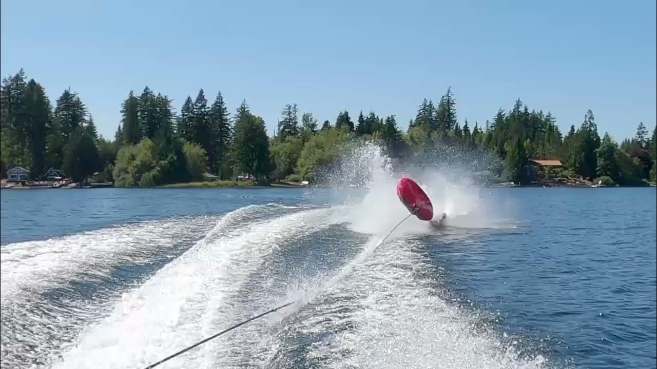Inner Tubing Wipeouts Nahwatzel Lake YouTube