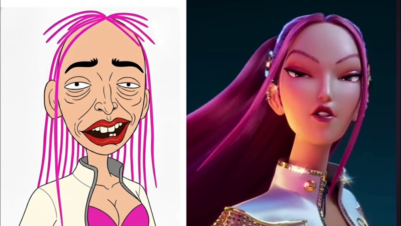 Ultimate KPop Demon Hunters - Golden Drawing Meme | Huntrix