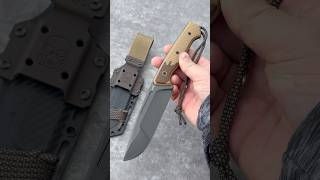 MK Knives & Tools Rambler “P-po☢️” Black DLC Vanadis 23 Coyote/Brown G10 Black Carbon Holstex