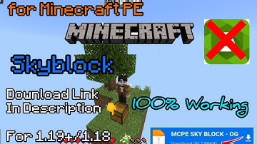 How to download Minecraft skyblock for free || 100% Working || for Minecraft 1.18/1.19 #minecraft