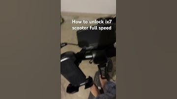 How to unlock ix7 scooter full speed no cap