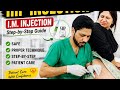 Hip IM INJECTION STEP BY STEP Guide 😱#viralvideo #youtubeshorts #nurselife