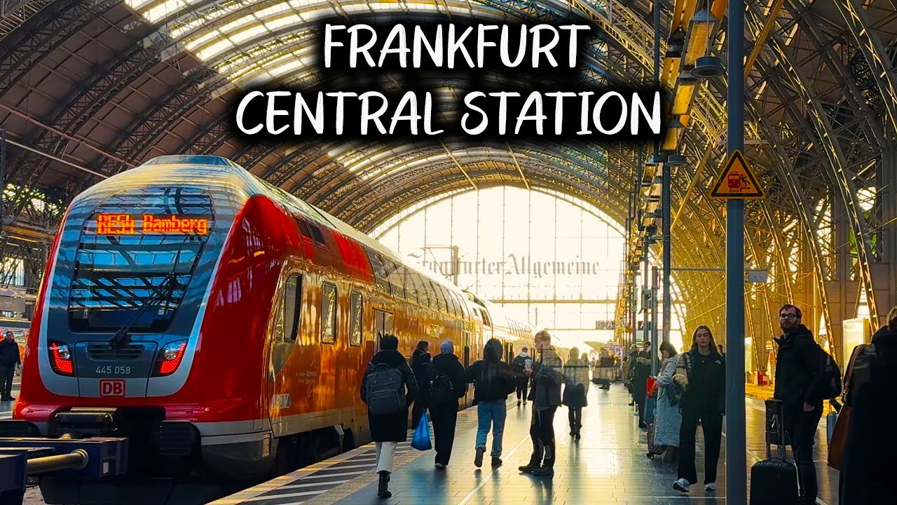 4K Frankfurt Hauptbahnhof Walking Tour 2025 🇩🇪 Frankfurt am main Central Station | Travel Europe