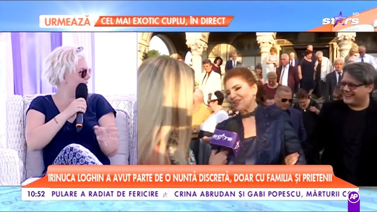 Imagini Exclusive De La Nunta Fiicei Irinei Loghin Irina Iris Youtube