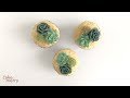 How to arrange buttercream succulent cupcakes