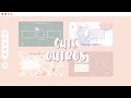 5 cute outro template 2020 (no text) | free to use *no credit needed*