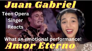 Teen Opera Singer Reacts To Juan Gabriel  Amor Eterno