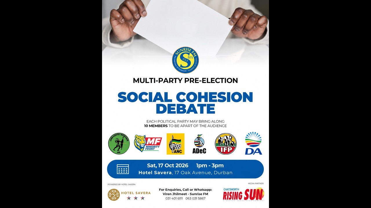 MULTI-PARTY PRE-ELECTION SOCIAL COHESION DEBATE