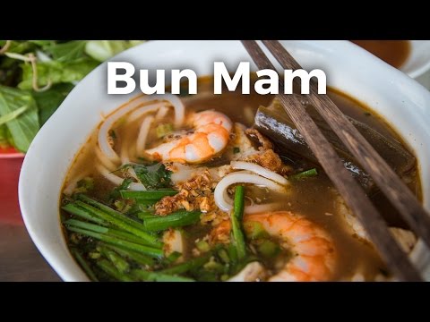 bun mam vietnamese seafood noodles in saigon vietnam youtube