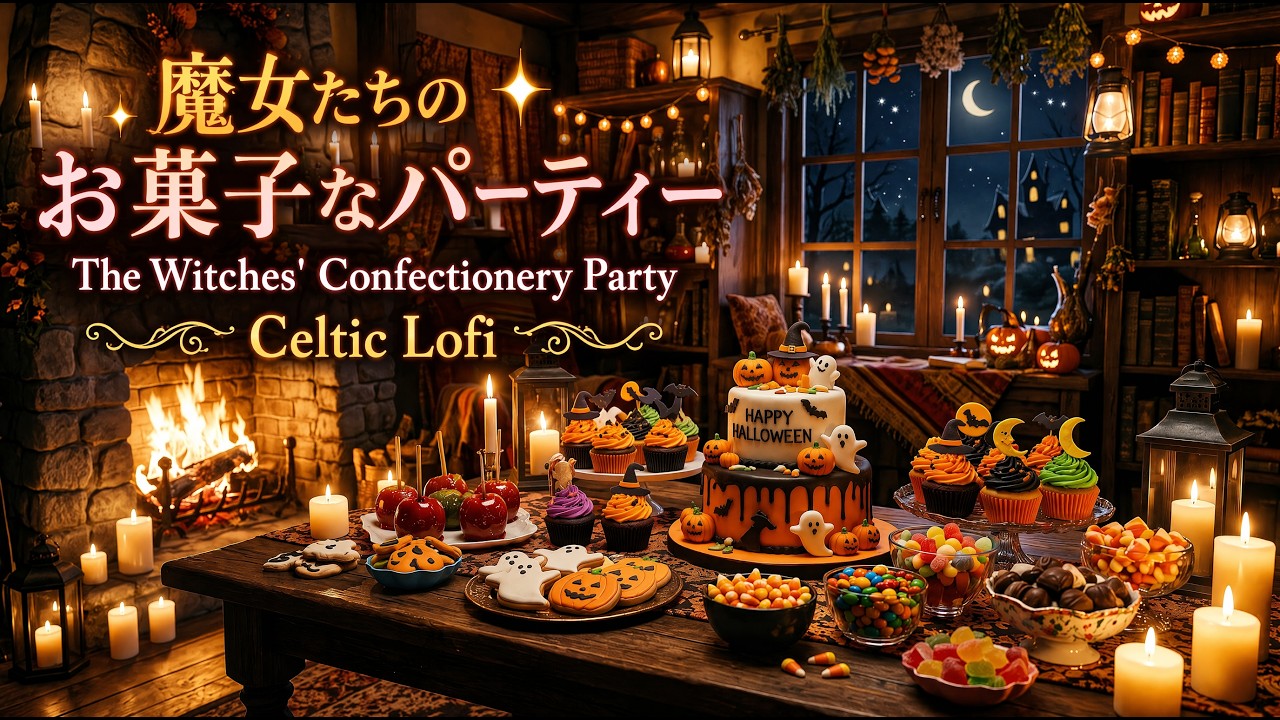 2-Hour Celtic Fantasy BGM for Study & Work - Witches' Sweet Party