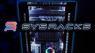 My New Sysracks Enclosed Rack! (Sysracks 27U 24' SRW27.600)