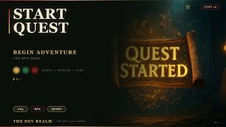Unreal Engine - RPG - Saga - Quest System - Tutorial - Part 14 - Start Quest