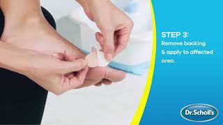 Dr. Scholl's | How To Use Moleskin Plus Padding Roll