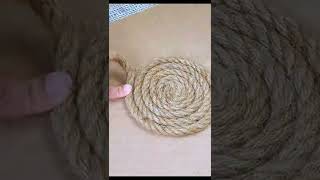 How To Make Jute Rope Basket, Diy Ikea Basket, Jute Rope Basket, Diy Basket, سبت تخزين