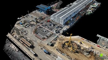 Cape Town Port Construction, Drone Mapping & 3D Modeling