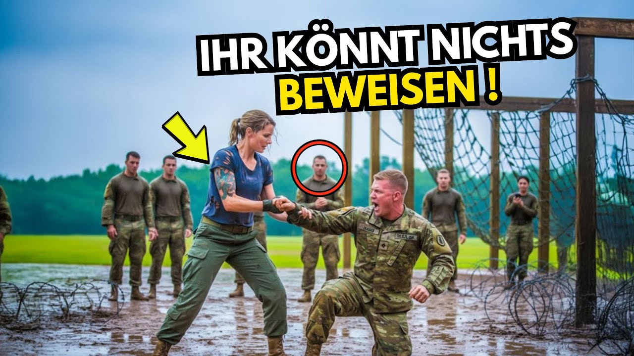 Mal sehen, wer dich retten kann! Er riss ihr Abzeichen bei einer Übung ab–doch Cid stand hinter ihm.