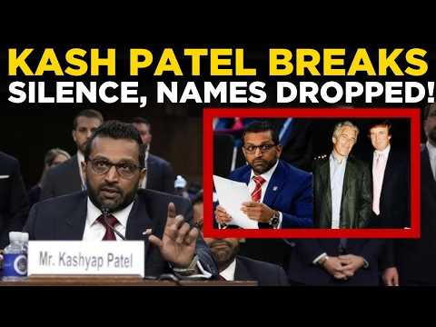 KASH PATEL LIVE | Kash Patel Finally Talks Names Dropped, Secrets Exposed, No One Is Safe