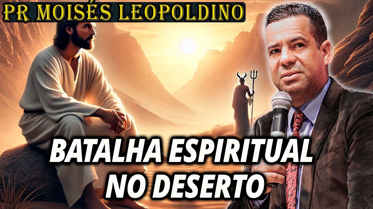 Pr Moisés Leopoldino: FÉ vs TENTAÇÃO - Pregação Evangélica 2024