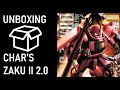 Unboxing mastergrade chars zaku 20  manual