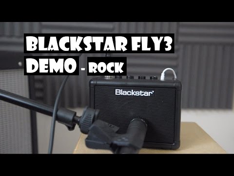 Blackstar Fly3 Demo - Rock Track, Lead and DrumBeat