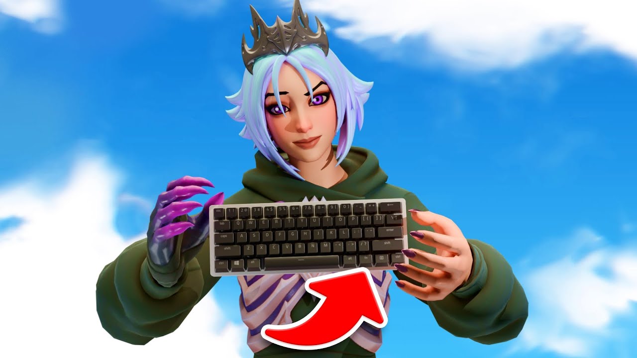 Я попробовал инвертированные настройки клавиш в Fortnite.