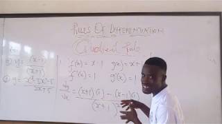 Lec4.2 (Calculus 1)Quotient Rule. Part 2