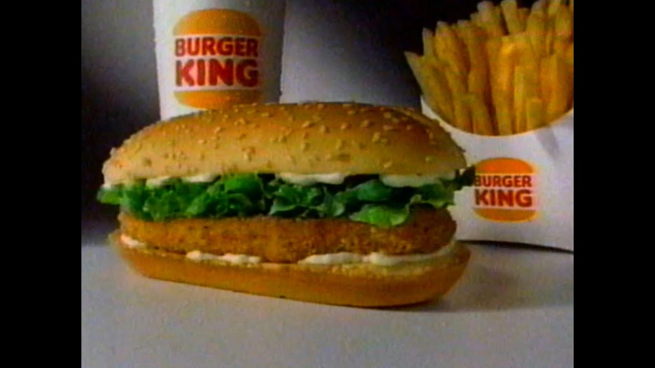 Burger King Chicken Sandwich Commercial (1997) YouTube