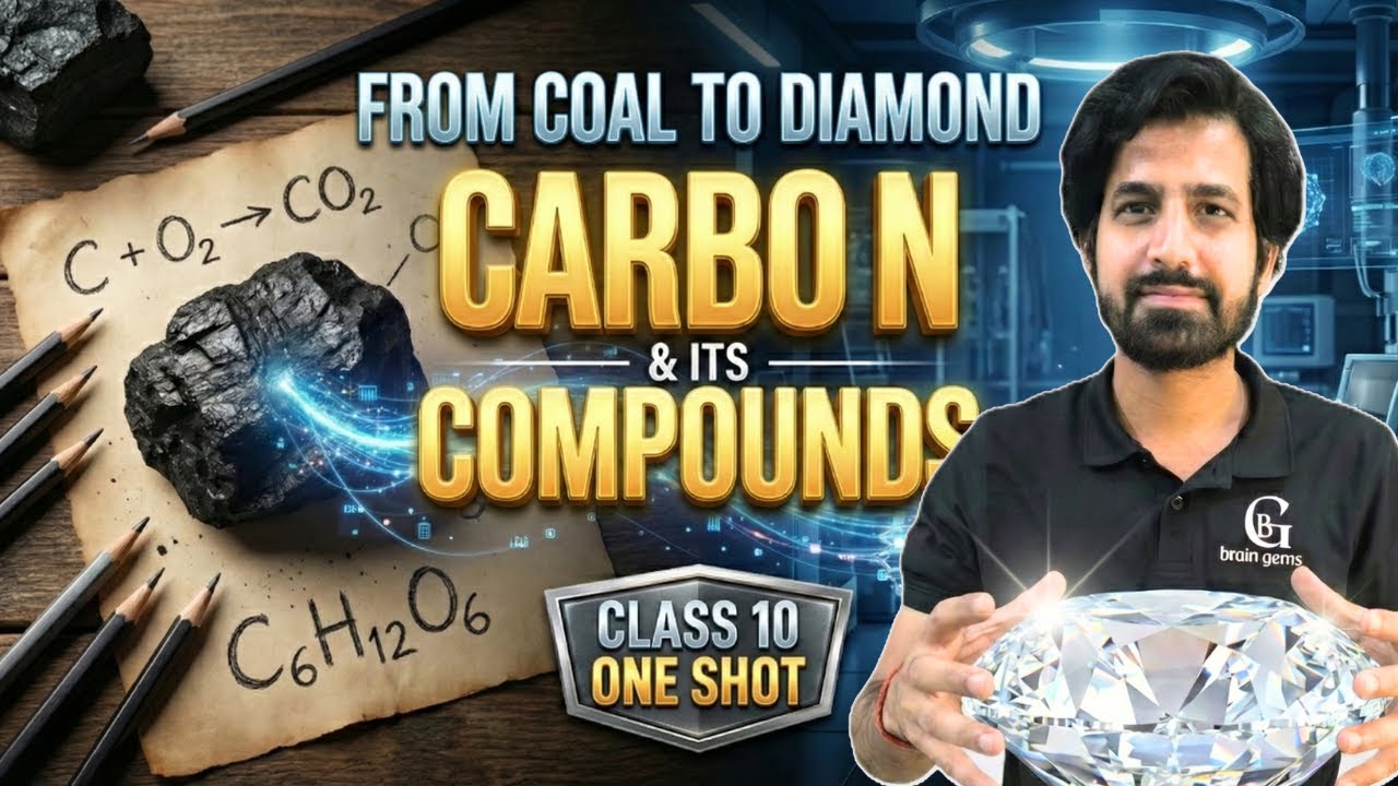 Carbon and its Compounds Class 10 One Shot | Full Chapter Explanation 