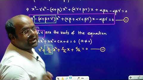 Theory of Equations | Relation Between Roots and Coefficients ( Lecture No # 01 ) | B.Sc Math Hons