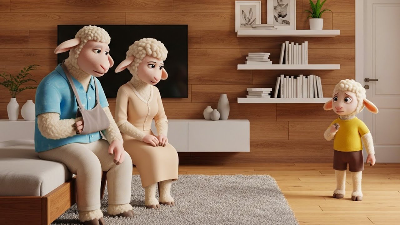 Khoảnh Khắc Xúc Động | Cừu Con Chăm Bố Mẹ Bị Thương Khiến Ai Xem Cũng Nghẹn Ngào