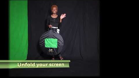 Impact -  5 x 7 Collapsible Background Green screen Setup and Breakdown Instructional Video