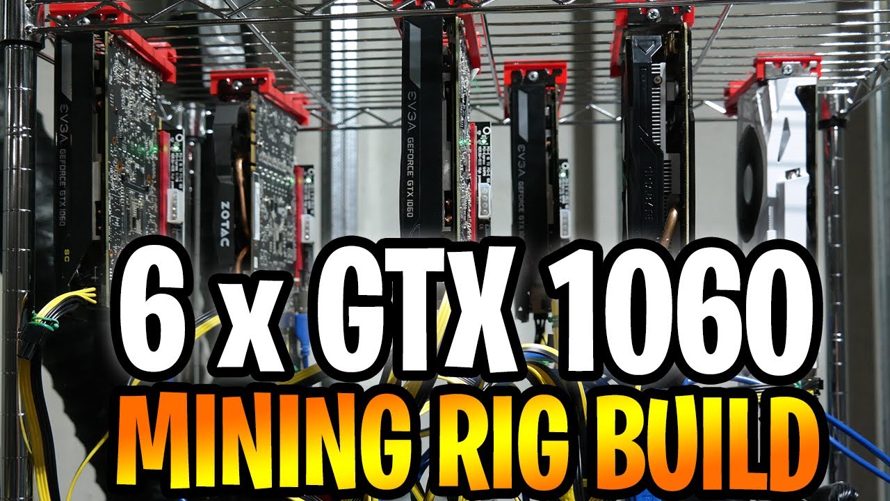 6 x GTX 1060 6GB Mining Rig Build - YouTube