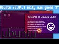 Ubuntu 20.04.1 unity или gnome 3?