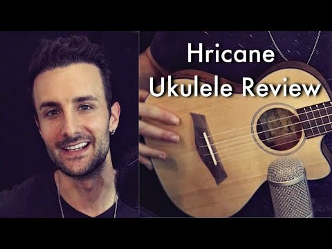 HRICANE $109 UKULELE REVIEW & Demo Performance (Thin Tenor Style Uke)