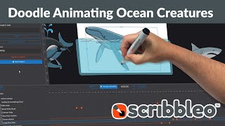 Doodle Animating Ocean Creatures in scribbleo