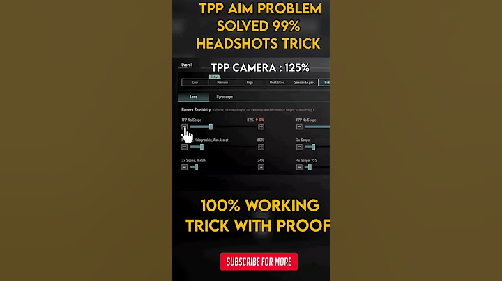 Best TPP Aim Sensitivity PUBG Mobile / Bgmi 🔥😱 #pubgmobile