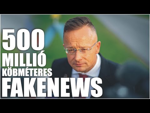 500 millió köbméteres FakeNews - Szijjártó tisztázta a hazugságokat