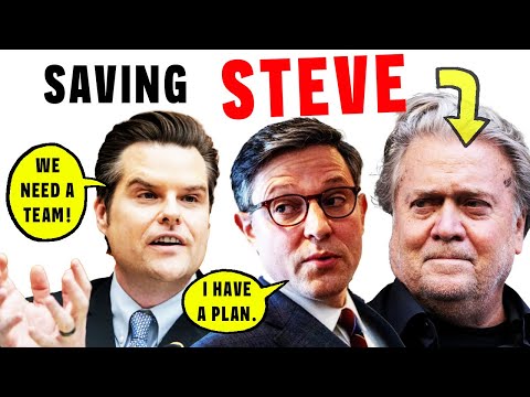 Matt Gaetz Makes Prediction on Mike Johnson - They're Saving Bannon!