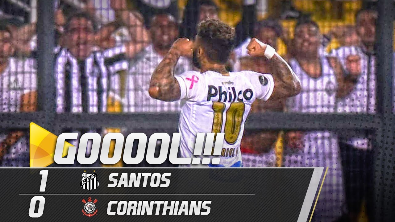 Santos 1 x 0 Corinthians GOL Brasileirão (13/10/18) YouTube