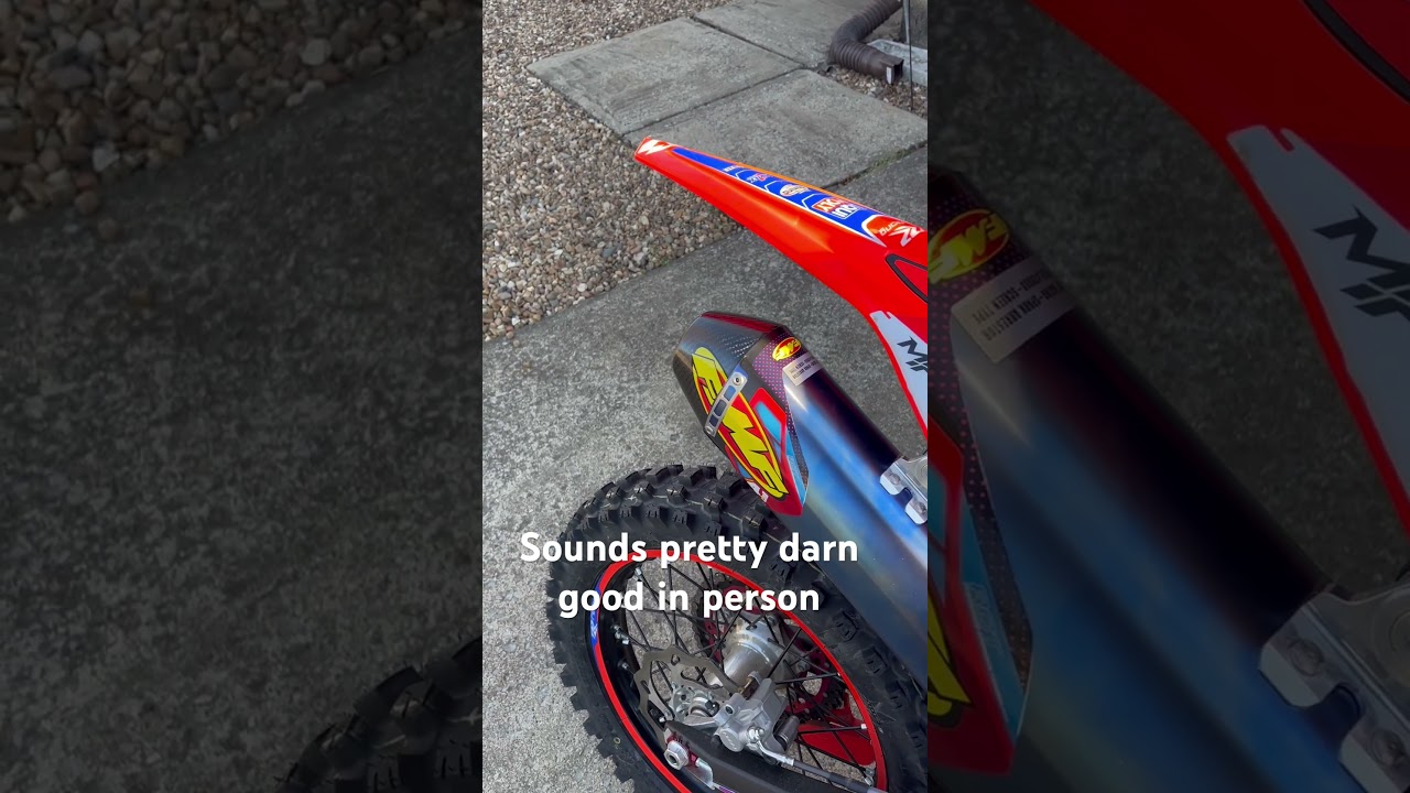 Beta 350 Race Edition FMF exhaust 