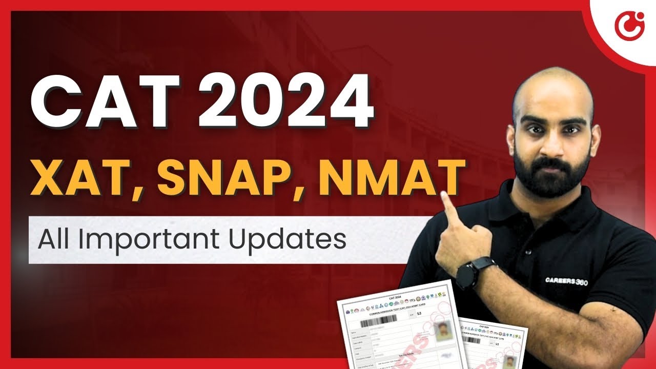 CAT 2024 Admit Card Released | Important MBA Updates #XAT #SNAP #NMAT ...