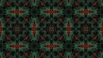 VJ Loop #117 Kaleidoscope Video Background Screensaver 1 Min