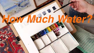 How Much Water Should You Use in Watercolour Painting?