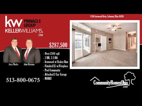 1196 Ironwood Drive, Lebanon, OH home video tour