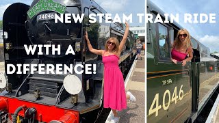 VINTAGE STEAM TRAIN WITH A DIFFERENCE - NEW GARDEN OF ENGLAND LUNCH TOUR (with Pullman-style dining)
