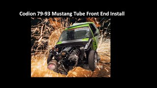 DIY: Codion 79-93 FOXBODY Mustang Tubular Front End Install by Boostie Motorsports 2,048 views 4 months ago 19 minutes