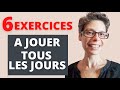 85 jouez ces 6 exercices tous les jours 