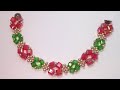 Cubic crystals bracelet / Easy and pretty / Яркий и стильный браслет из квадратного кристалла /